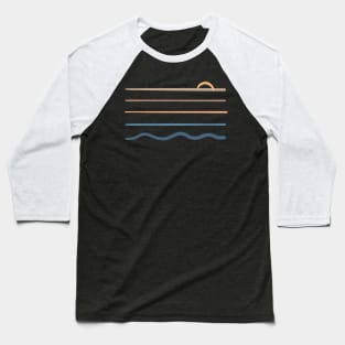 Sunset Beach Day Baseball T-Shirt